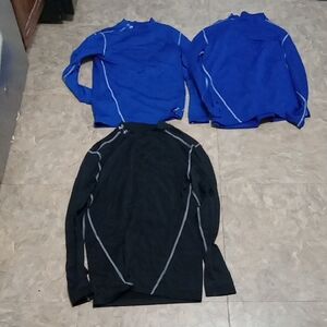 Under Armour Men's Blue and Black Cold Gear Layer Bundle